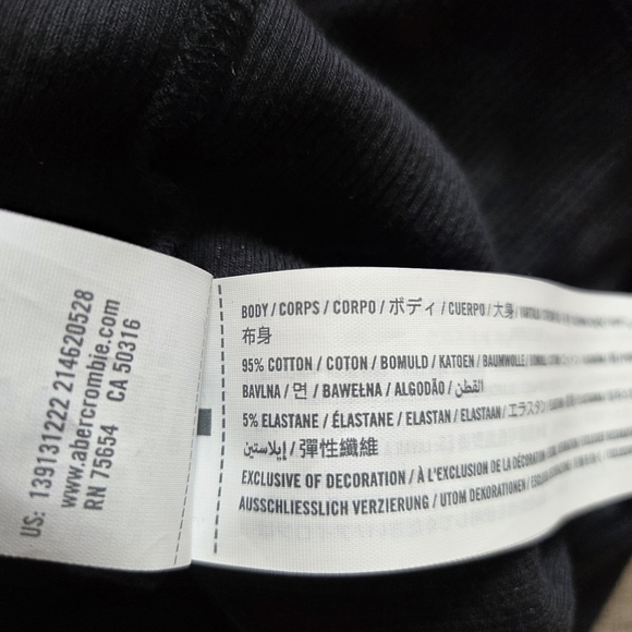 Abercrombie & Fitch Long Sleeve Ribbed Top Set - Picture 4 of 4